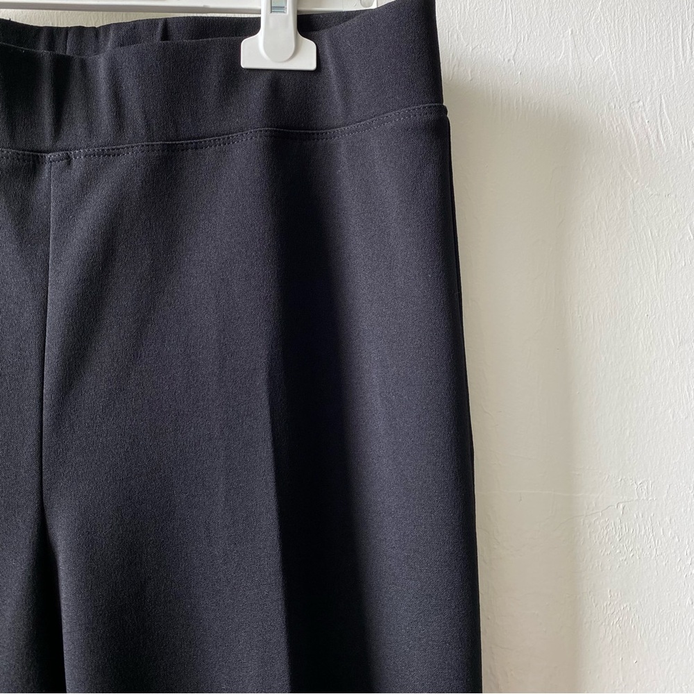 JOSEPH RIBKOFF Back Slit Classic Black Slim Fit Pull On Ankle Pants, size 12 - Picture 6 of 11